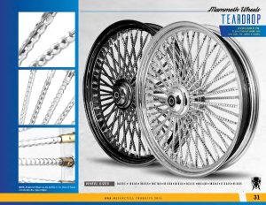 Premium Mammoth Teardrop spoke wheels designed for a vintage-meets-modern look
