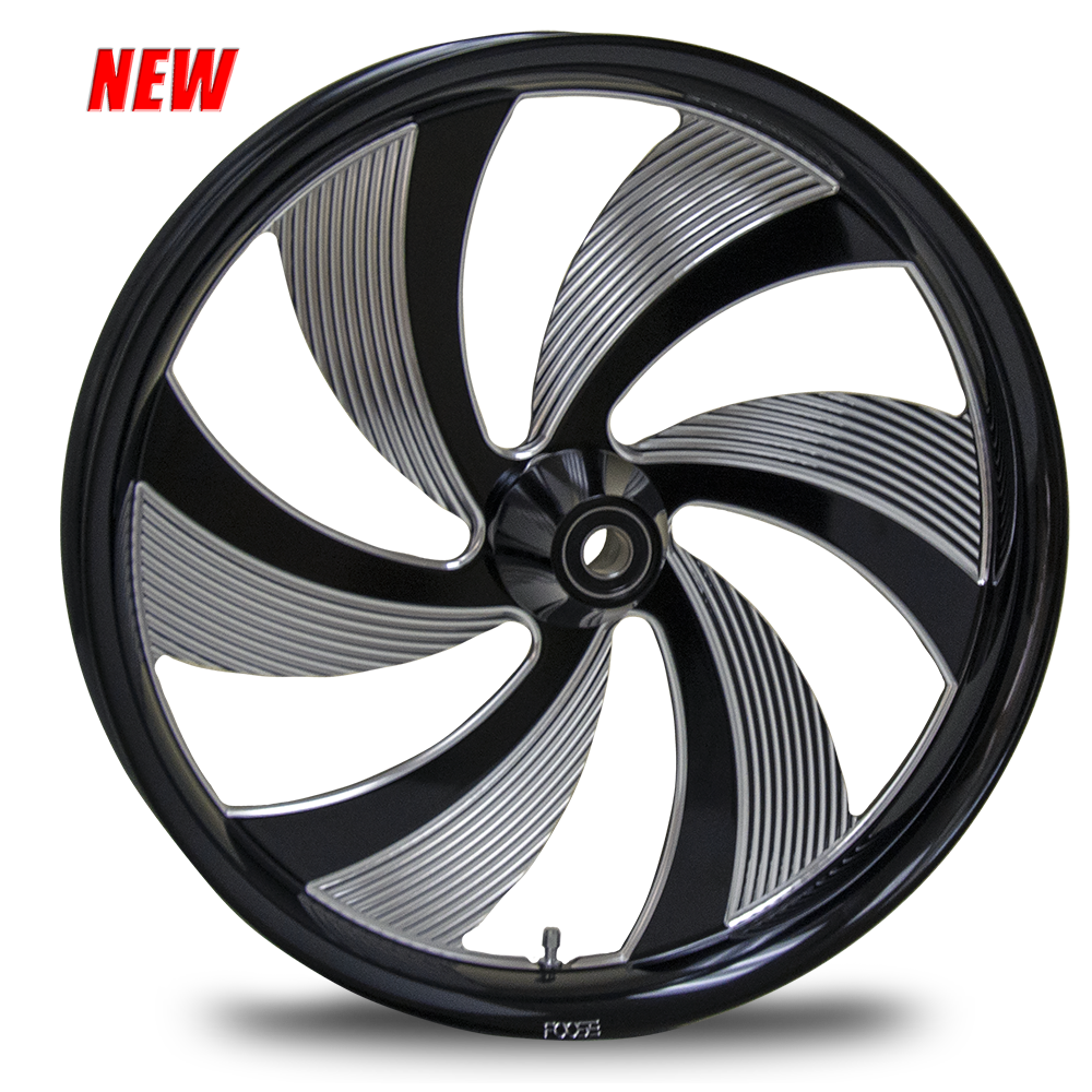 Metalsport 2D Bel Aire Wheels Single Wheels for custom motorcycles